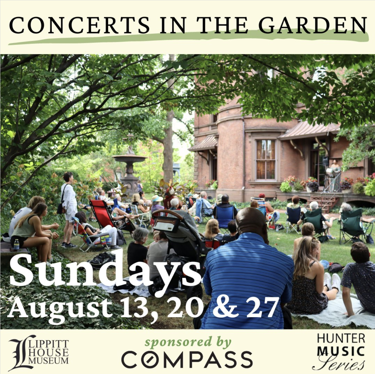 LIPPITT HOUSE MUSEUM Hunter Music Series: Concerts in the Garden